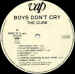 Boys Don't Cry - Japan LP Promo (1984)
