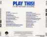 Play This - CD Compilation US promo with 'Catch' & 'Hot Hot Hot !!!' (1987)
