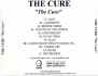 The Cure- The Cure album - CDR US Promo (2004)